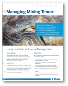 mining tenure management