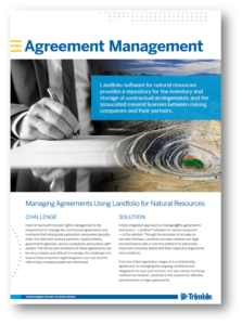 landfolio agreement management use case